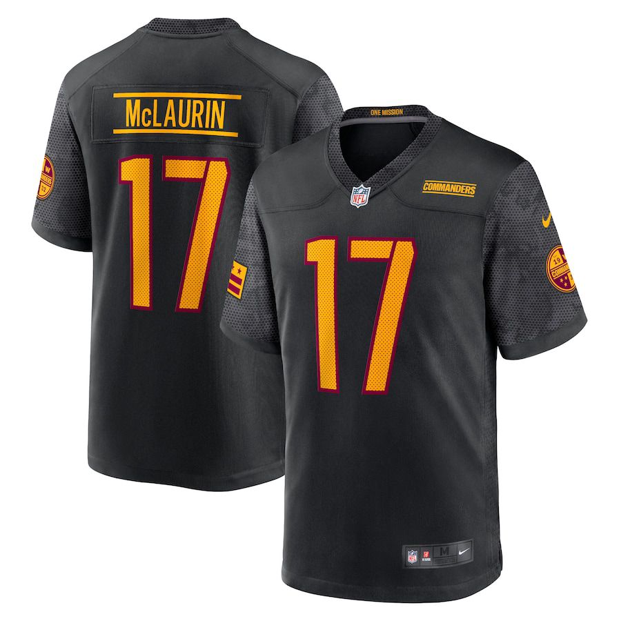 Men Washington Commanders #17 Terry McLaurin Nike Black Alternate Game Player NFL Jersey